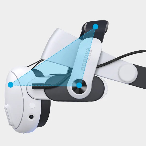 Pasek Odciążający BOBOVR M3 Pro Oculus Meta Quest 3/3s z Baterią Zasilaniem