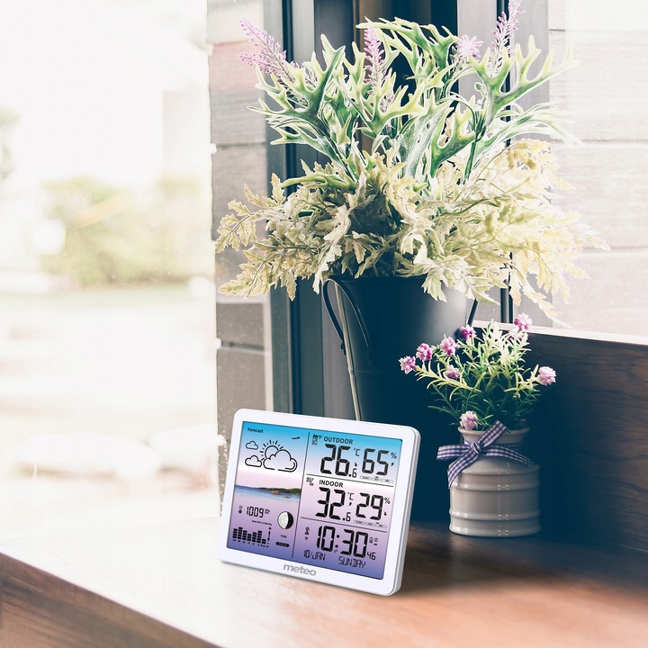 STACJA POGODOWA Z DCF METEO SP107B POGODYNKA