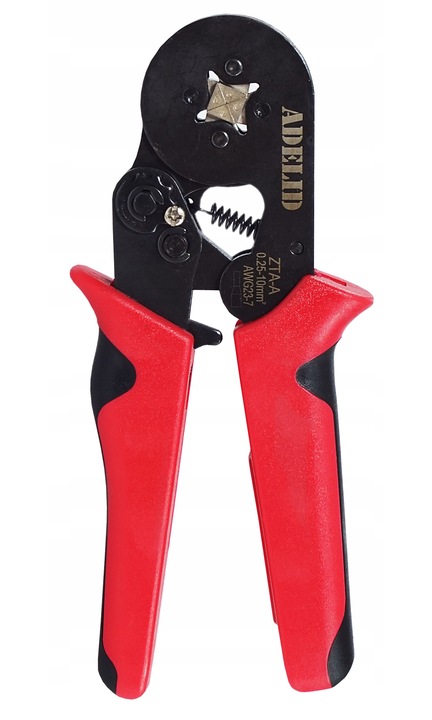 PRASKA ZACISKARKA DO TULEJEK KONEKTORÓW KOŃCÓWEK 0.25-10mm² 1300 szt.