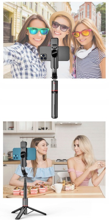 FEEGAR KIJEK SELFIE STICK TRIPOD BLUETOOTH STATYW PREZENT
