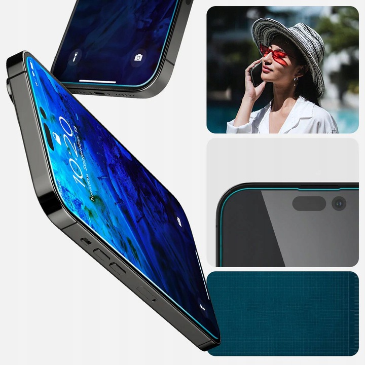 Szkło hartowane na ekran do iPhone 14 Pro, Spigen