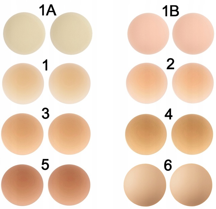 Osłonki silikonowe nakładki naklejki na sutki, brodawki Os2