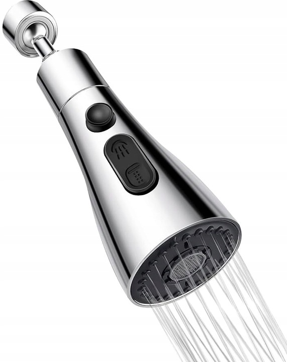 PRZEDŁUŻACZ do KRANU AERATOR PERLATOR ADAPTER KUCHENNEGO KRANU 3 funkcje