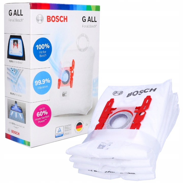 Worki do odkurzacza Bosch G ALL BBZ41FGALL Serie 2, 4, 6 GL30 GL45
