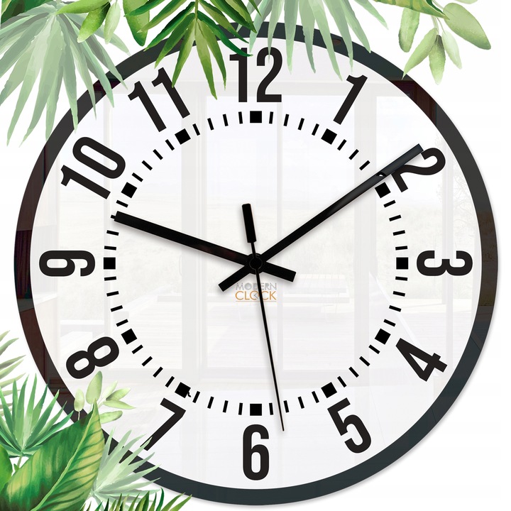 Zegar ścienny Oskar cichy czytelny nowoczesny Loft