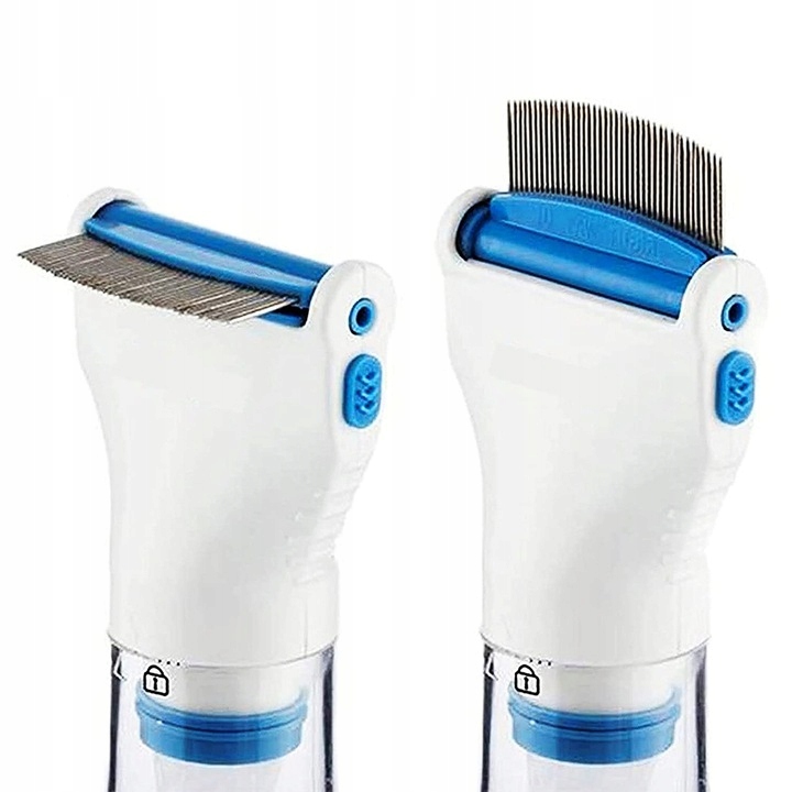 GRZEBIEŃ NA WSZY GNIDY PCHŁY ELEKTRYCZNY FILTR ODKURZACZ TERMINATOR