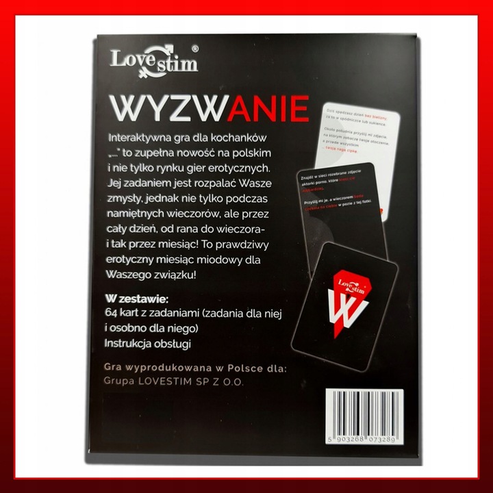 EROTYCZNA GRA DLA PAR Wyzwanie Interaktywne 30-dniowa Urozmaici Pożycie