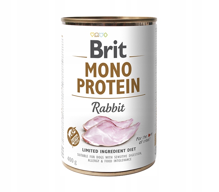 Brit Mono Protein Rabbit Mokra Karma dla Psa Królik 12x400g
