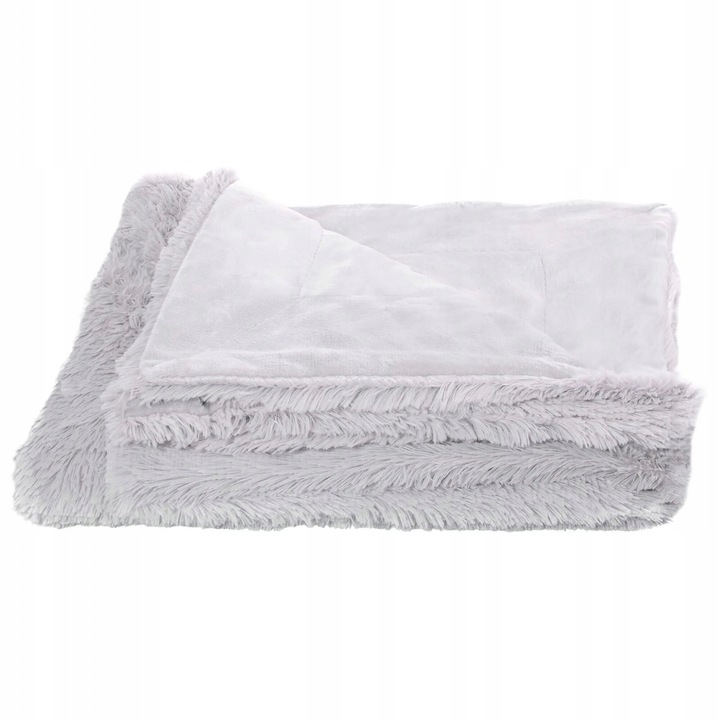 KOC WŁOCHACZ NARZUTA NA ŁÓŻKO PLED MIĘKKI GRUBY CIEPŁY 200x220 cm SZARY