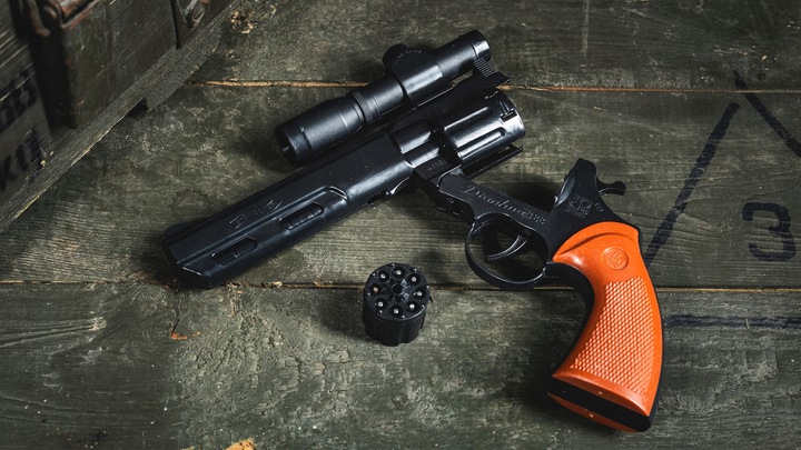 PISTOLET NA KAPISZONY SPŁONKĘ HUKOWY GRATIS SPŁONKA 24 x 72 1728 STRZAŁÓW