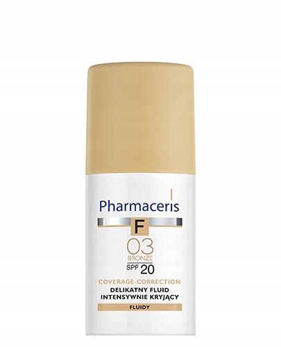PHARMACERIS F Delikatny fluid intensywnie kryjący SPF 20 bronze 03 30ml