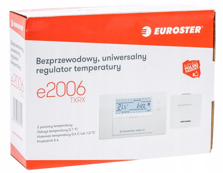 STEROWNIK REGULATOR TEMPERATURY BEZPRZEWODOWY TERMOSTAT TYGODNIOWY 2006TXRX