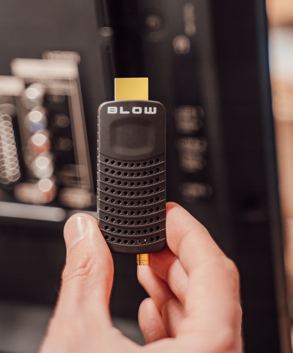 DEKODER DVB-T2 HEVC TV NAZIEMNEJ TUNER HD ANTENA WIFI PILOT BATERIE ZESTAW