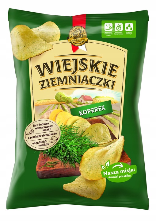 Zestaw Chipsy Wiejskie Ziemniaczki MIX 6+1 Gratis (7x130g)