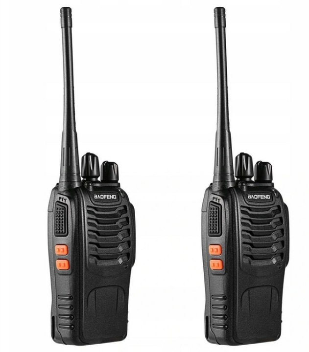 2x WALKIE TALKIE Krótkofalówki BAOFENG BF-888S Radiotelefon PMR DUŻY ZASIĘG