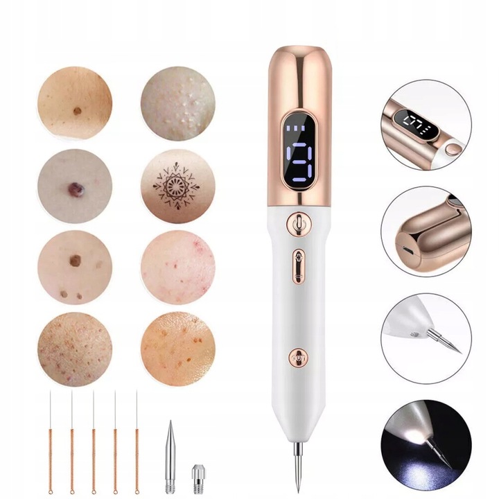 PIÓRO DO LASER USUWANIA ZNAMION PLAZMOWE DO USUWANIA BRODAWEK PIEPRZYK