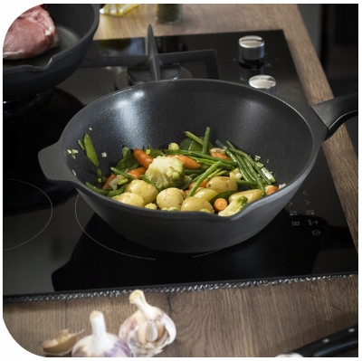 Patelnia Garnek do bigosu TEFAL 26 cm Pokrywka Indukcja