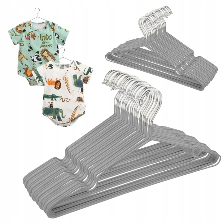 WIESZAKI NA UBRANIA DZIECIĘCE UBRANIOWE WIESZAK DO SZAFY DLA DZIECI 20