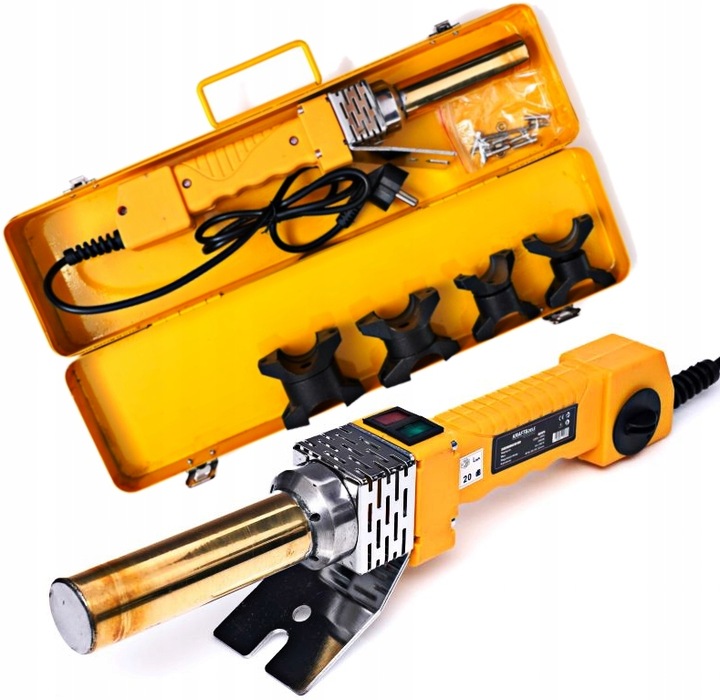 ZGRZEWARKA DO RUR PP PCV 1950W 230V/50Hz WALIZKA + MATRYCE 16-32mm