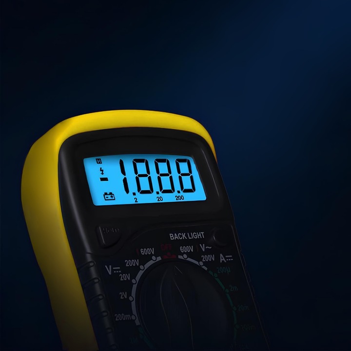 PROFESJONALNY MIERNIK CYFROWY MULTIMETR PRĄDU NAPIĘCIA UNIWERSALNY