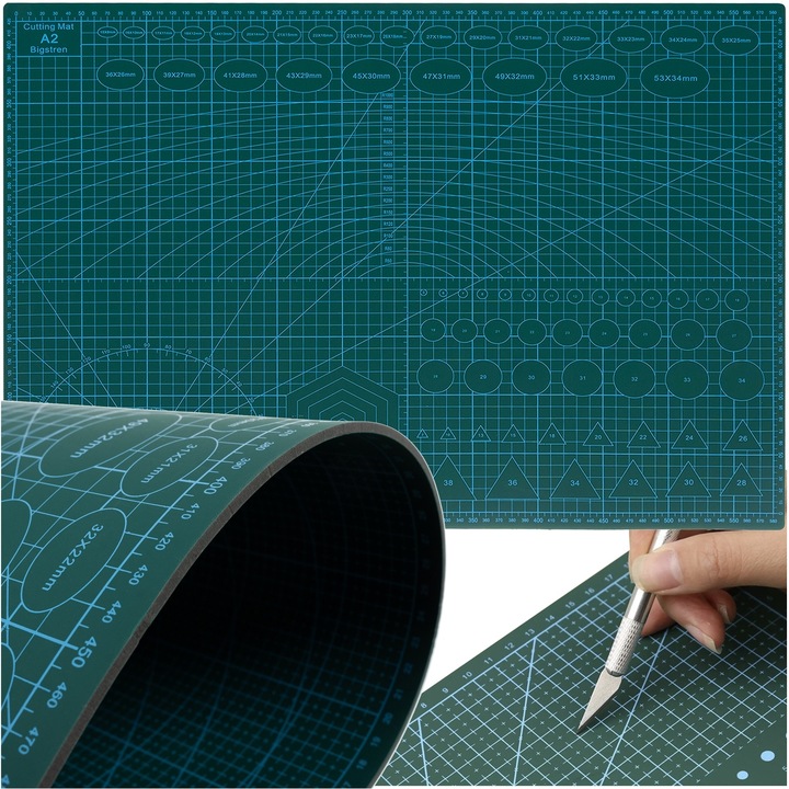 MATA DO CIĘCIA MODELARSKA SAMOGOJĄCA DWUSTRONNA A2 40x65cm SAMOREGENERUJĄCA