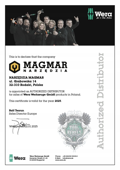 WERA wkrętaki izolowane VDE Kraftform Kompakt 26 sztuk 05006617001