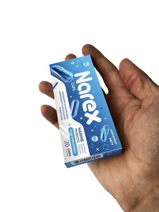 Narex Caps - Probiotyk Narine - 20 kapsułek - 180mg