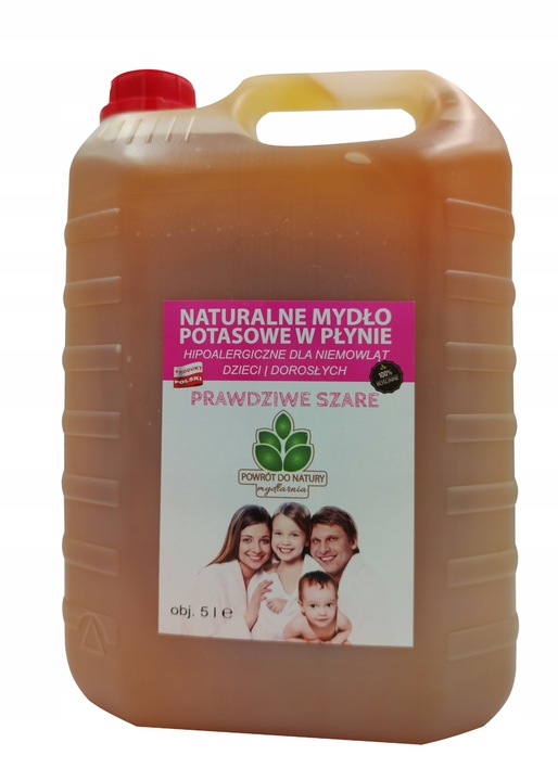 Szare Mydło Potasowe 5L do mycia Mydło potasowe do roślin Mydło w