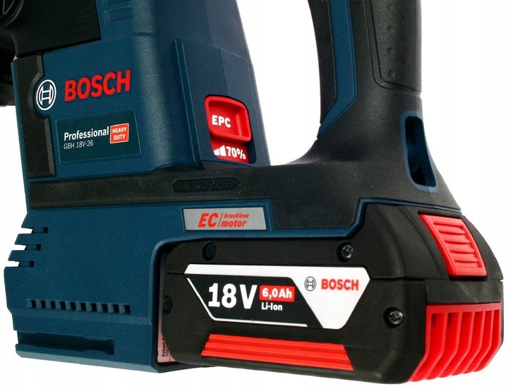 AKUMULATOROWY MŁOT GBH 18V-26 BOSCH 2x6,0Ah