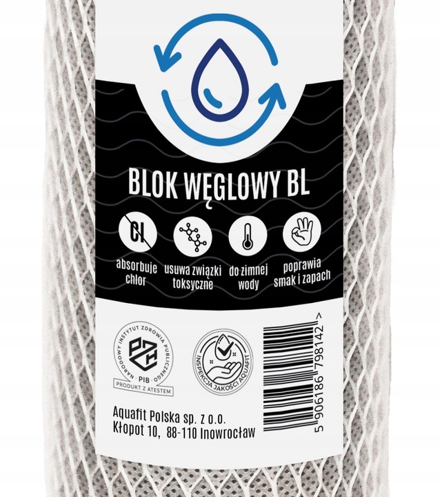 Komplet Wkładów do Filtrów Wody 10" na Cały Dom 3 stopnie filtracji AQUAFIT