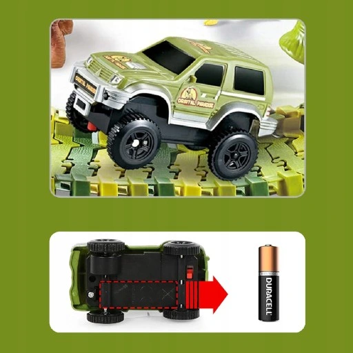 Tor Wyścigowy Dinozaur Dino Park 271 el. XXL 360cm