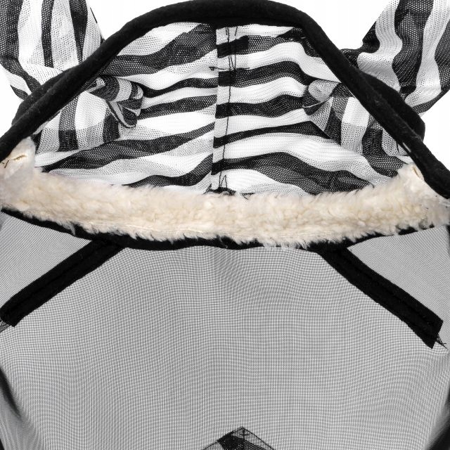 MOSKITIERA MASKA DLA KONIA COB PRZECIW OWADOM Z USZAMI I OSŁONĄ NOSA