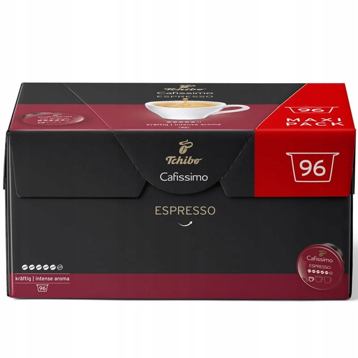 Tchibo Kawa Cafissimo Espresso Kraftig Intense Aroma 96 kapsułek