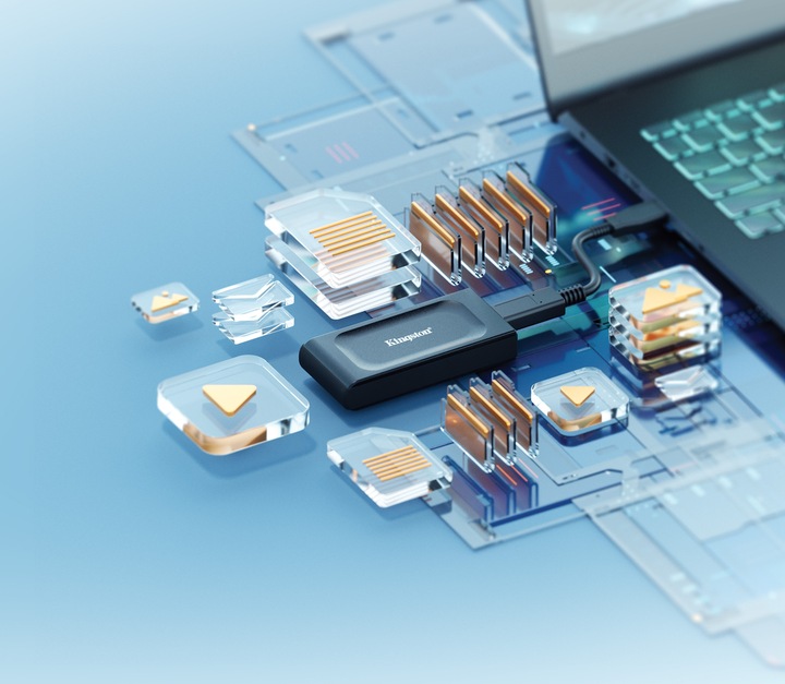 Dysk zewnętrzny SSD Kingston XS1000 1TB USB 3.2 Gen 2 SXS1000