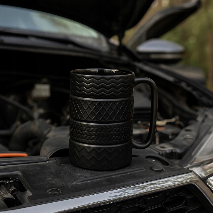 Prezent na 18-99 urodziny dla Taty Kolegi Kubek Opona z imieniem Zestaw