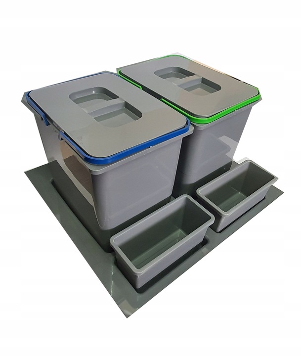 Pojemnik na odpady PRAKTIKO 60 podwójny (2x15l) tworzywo sztuczne