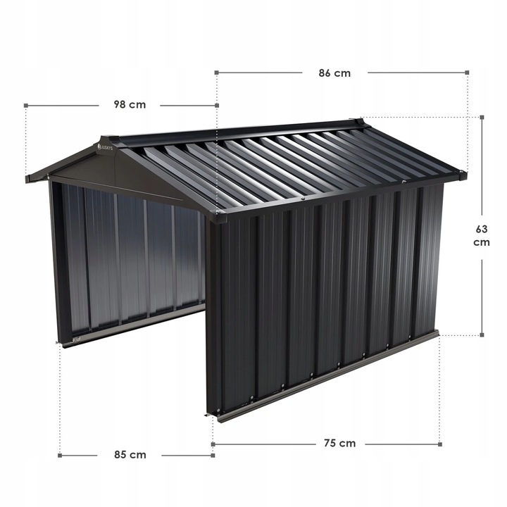 GARAŻ DLA ROBOTA KOSZĄCEGO DOMEK SCHOWEK KOSIARKI AUTOMATYCZNEJ