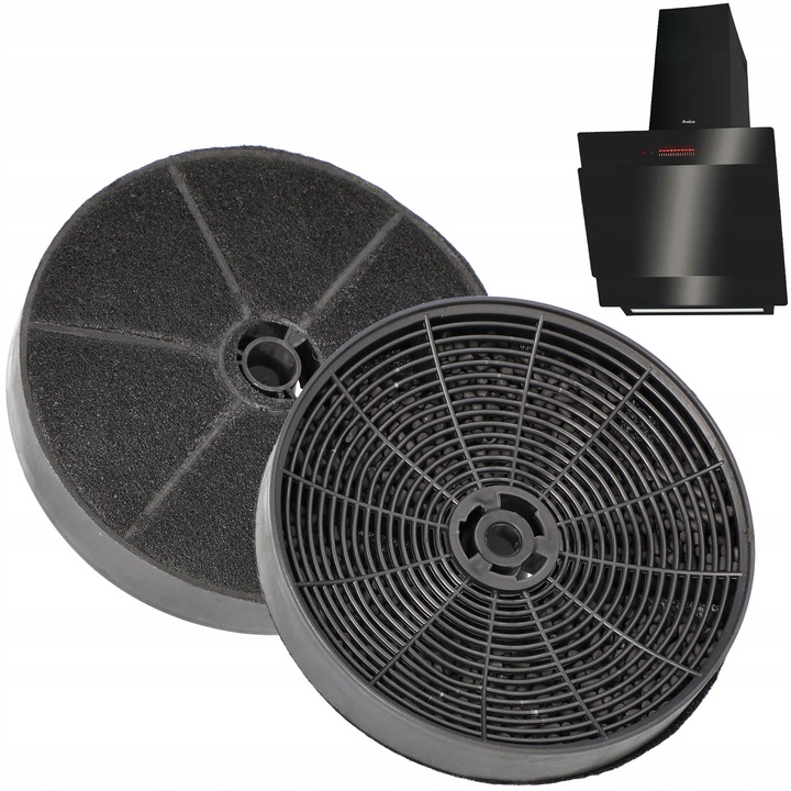 Zamiennik filtr węglowy Amica A18 FWP18 do okapu Ø16,2 cm 2 szt