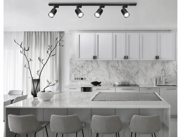 Reflektor szynowy szynoprzewód LED lampa szynowa spot na żarówkę GU10