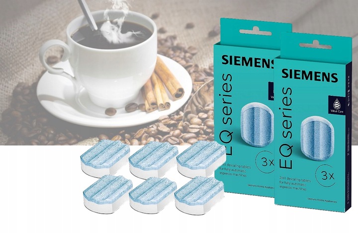 2 x 3szt Tabletki odkamieniające SIEMENS TZ80002B