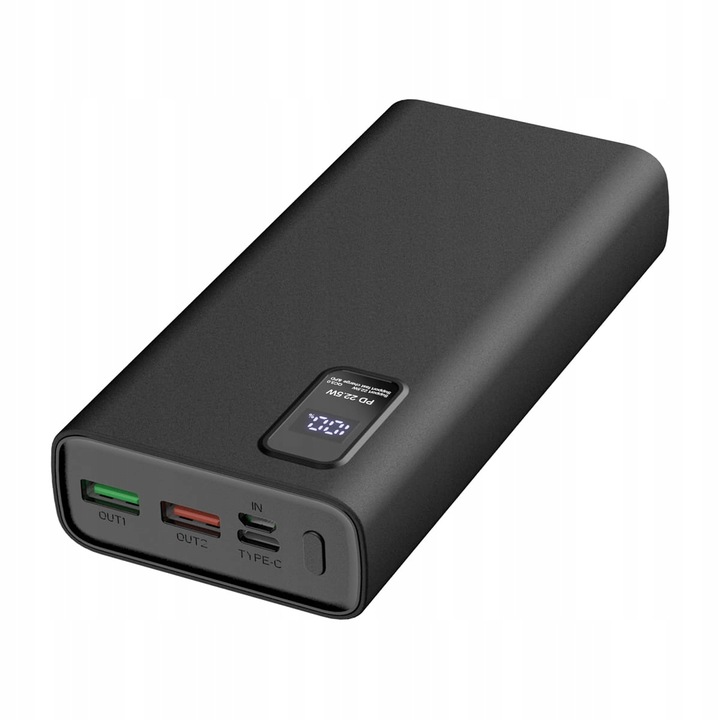 Powerbank 10000 mAh czarny