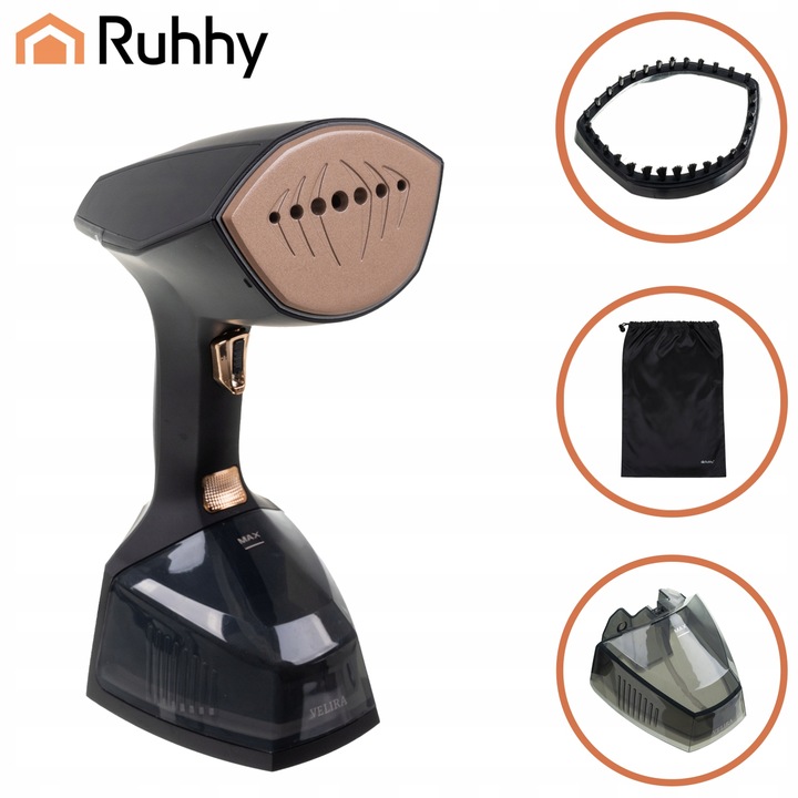 Parownica do ubrań Ruhhy 2000W Żelazko Parowe szybkie nagrzewanie 3