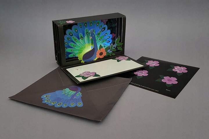 PAW kartka przestrzenna 3D ze światełkiem na różne okazje 18 20 30 40 50 60