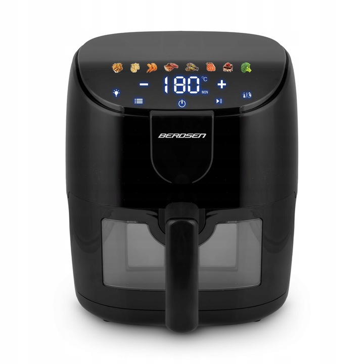 FRYTKOWNICA BEZTŁUSZCZOWA AIR FRYER FRYTOWNICA 4L BERDSEN 1500W