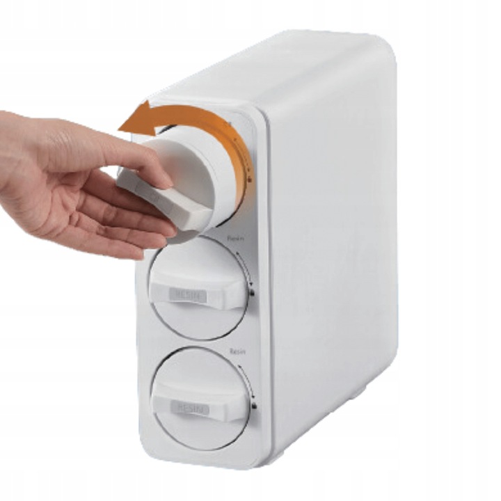 Przepływowy filtr do wody PHILIPS, filtr zmiękczający wodę, pod zlew +