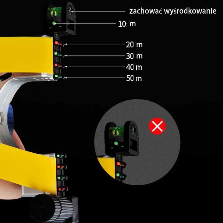 laserowa proca celownicza myśliwska