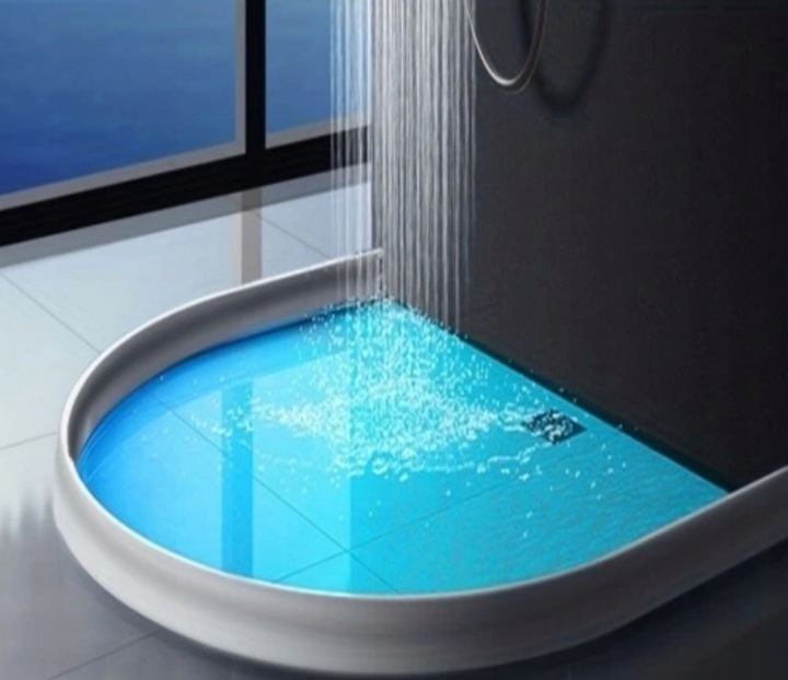 PRÓG PRYSZNICOWY 2 m TAŚMA USZCZELNIAJĄCA BARIERA WODNA TOALETOWA