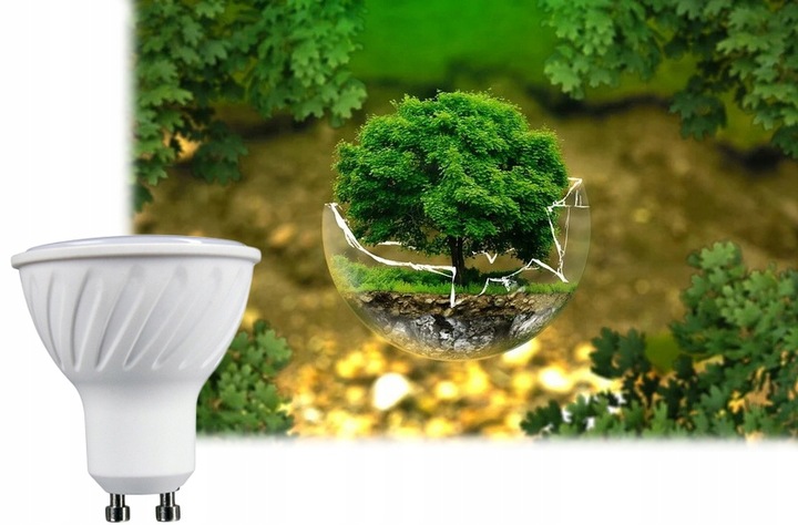 10x Żarówka LED GU10 8W 860lm 120° Wydajna Halogenowa PREMIUM CCD na lata