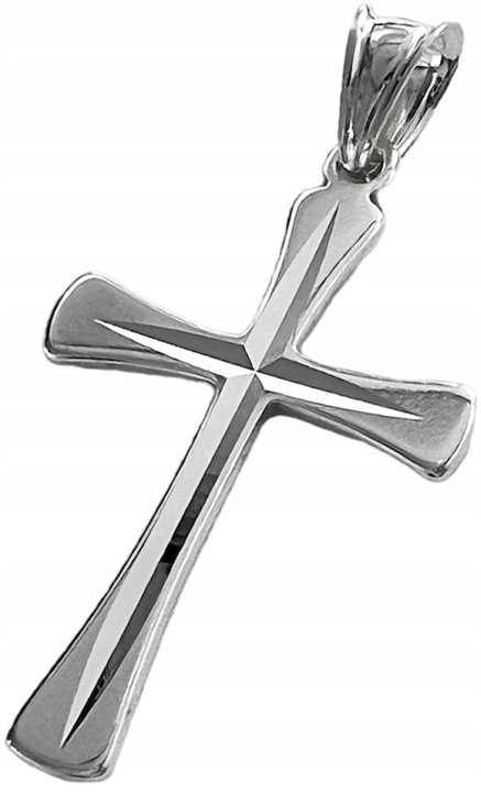 MĘSKI KRZYŻYK SREBRNY 925 WISIOREK ZAWIESZKA KRZYŻ DO ŁAŃCUSZKA NA PREZENT