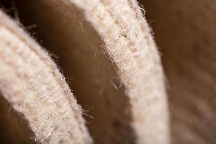 Filc techniczny biały gr. 5mm, szerokość 1800mm uszczelkowy, wełniany